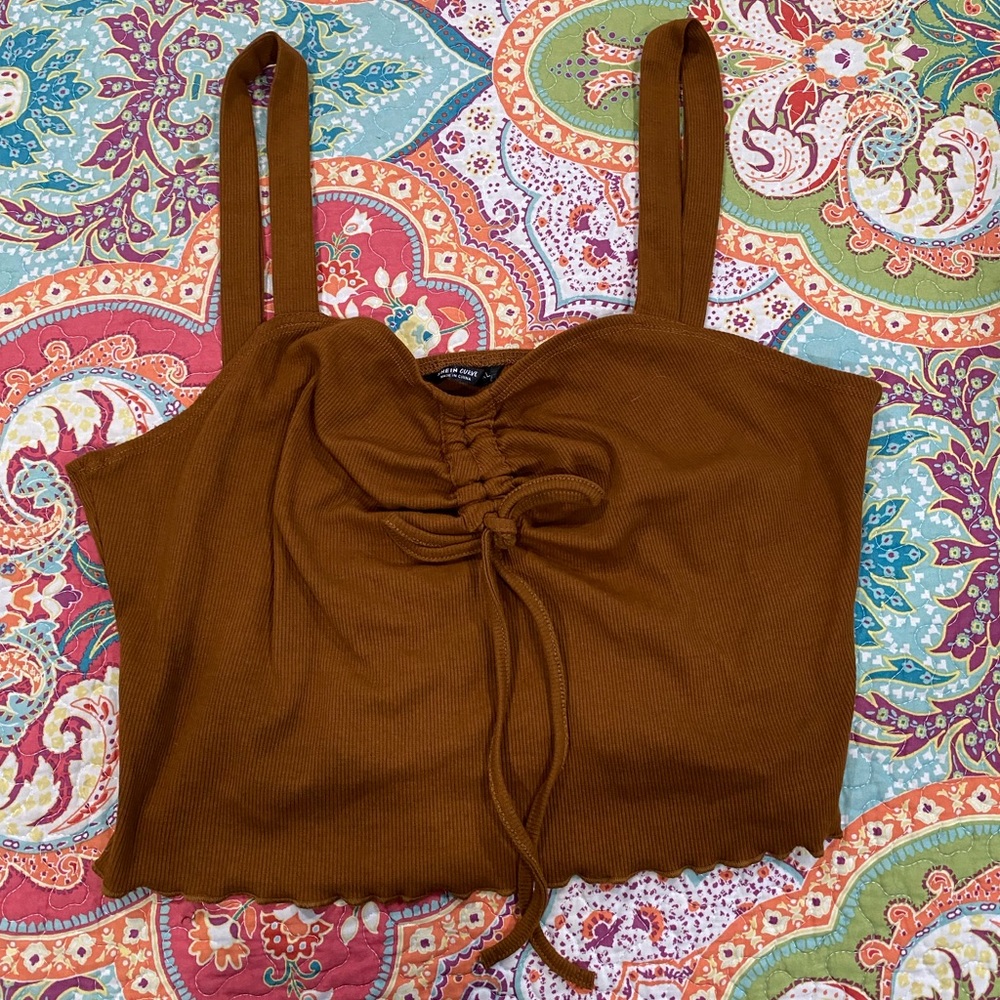 Burnt Orange Crop Top